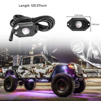 Car Underglow Neon LED RGB Underbody Light Decorative Atmosphere Lamp For Car Truck ATV UTV SUV Offroad Boat