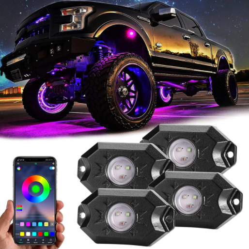 Car Underglow Neon LED RGB Underbody Light Decorative Atmosphere Lamp For Car Truck ATV UTV SUV Offroad Boat