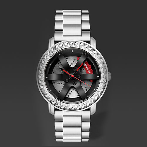 Luxury Wheel Rim Hub Car Design Men Watch