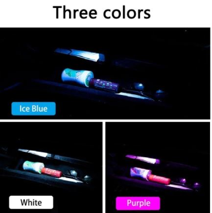 Car Mini Led Touch Switch Light Auto Wireless Ambient Lamp Portable Night Reading Light Car Roof Bulb Car Interior Light