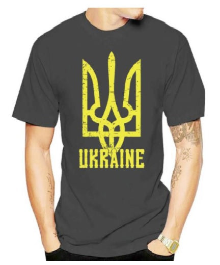 Men - Women Ukrainian Coat Of Arms Ukraine Tryzub T-Shirt
