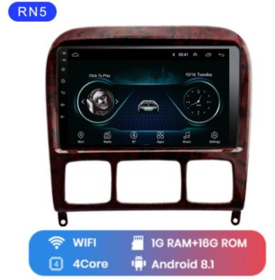 For Mercedes Benz S Class W220 S280 S320 S350 S400 S500 S600 S55 Android Car Radio Multimedia Video Player Navigation GPS