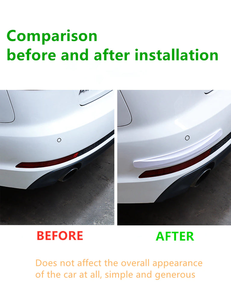 Car Bumper Protector Strip stickers 2pcs Guard Corner Protection Strips Scratch Protector Crash Blade Anti-collision Auto Access