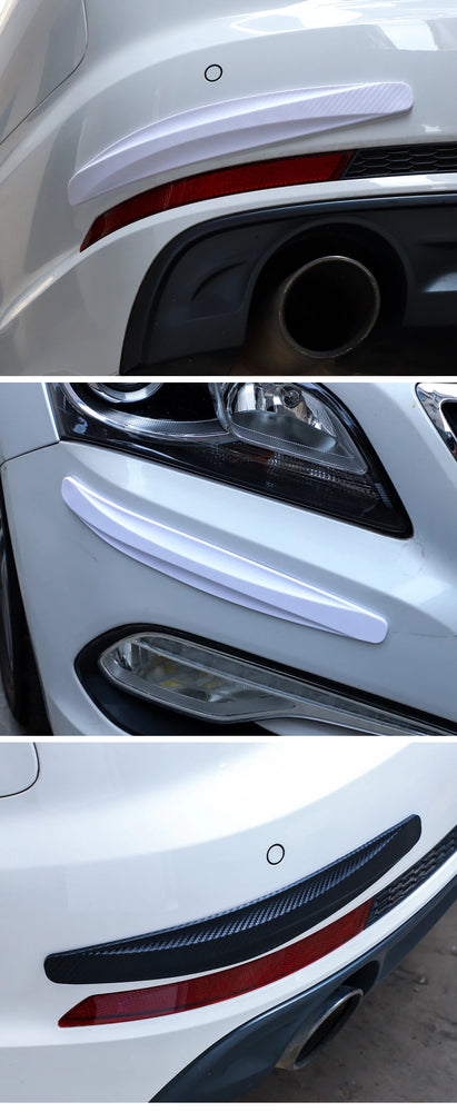 Car Bumper Protector Strip stickers 2pcs Guard Corner Protection Strips Scratch Protector Crash Blade Anti-collision Auto Access