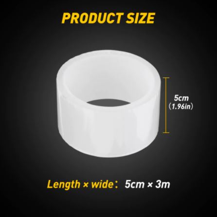 3M Universal 5D Car Door Sill Transparent Carbon Fiber Stickers Anti Scratch