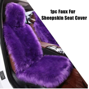 Universal Car Seat Covers Artificial Plush Autumn Winter Warm Fur Seats Cushion for Cars SUV Trucks Auto Interior Accessories