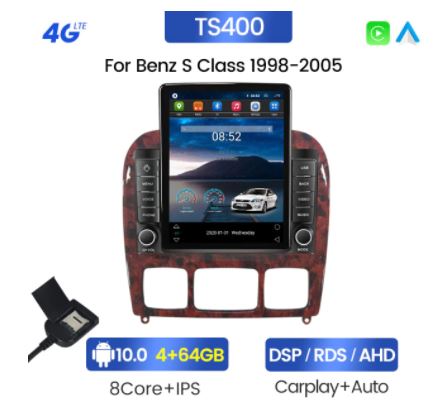 Android 10 Carplay 4G For Tesla Vertical Car Radio Video Stereo