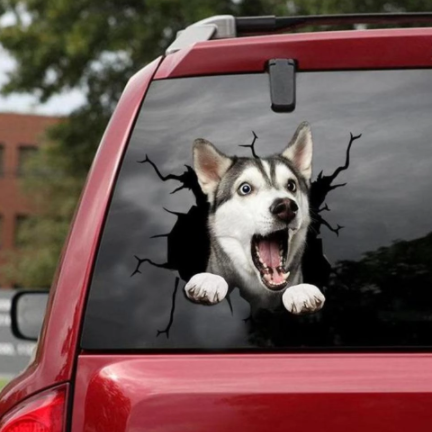 New Car Stickers Dog Lover Car Styling Accessories Auto Decal Pet Dog Decal Window Sticker Decoration Car Decor