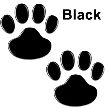 1pair/set 3D Stickers Paw Animal Dog Cat Cool Design Bear Foot Prints Footprint Decal Car Stickers for Auto Motorcycle