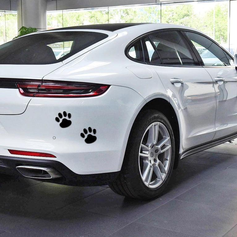 1pair/set 3D Stickers Paw Animal Dog Cat Cool Design Bear Foot Prints Footprint Decal Car Stickers for Auto Motorcycle