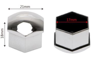 20Pcs Car Wheel Nut Covers Caps 17 19 21mm Wheel Lug Bolt Center Nut Caps Anti-Rust Hub Screw Protector Car Accessories