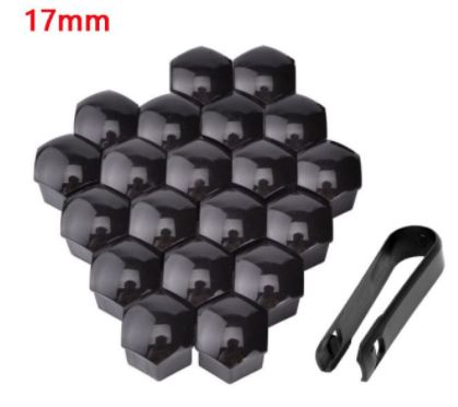 20Pcs Car Wheel Nut Covers Caps 17 19 21mm Wheel Lug Bolt Center Nut Caps Anti-Rust Hub Screw Protector Car Accessories