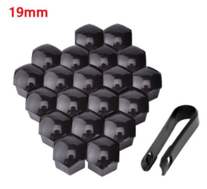 20Pcs Car Wheel Nut Covers Caps 17 19 21mm Wheel Lug Bolt Center Nut Caps Anti-Rust Hub Screw Protector Car Accessories