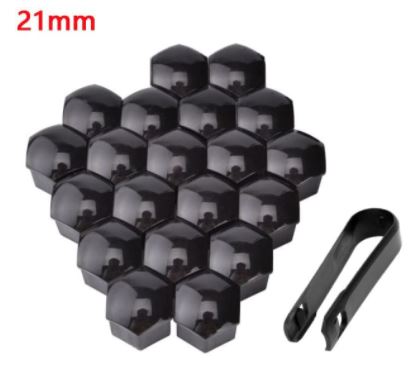20Pcs Car Wheel Nut Covers Caps 17 19 21mm Wheel Lug Bolt Center Nut Caps Anti-Rust Hub Screw Protector Car Accessories