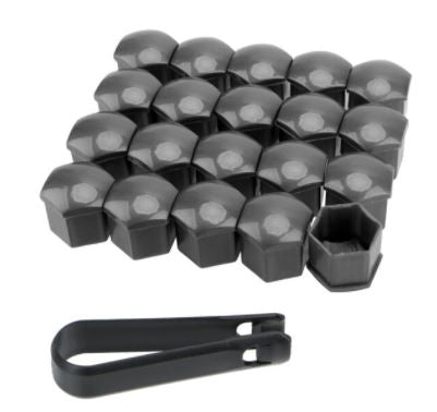 20Pcs 17mm Car Wheel Nut Caps Auto Hub Screw Cover Nuts Bolts Rims Exterior Decoration