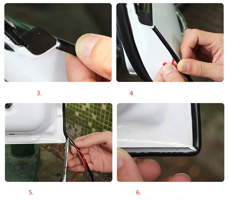 Car Door trips Universal Edge Rubber Scratch Protector 5M 10M 15M Moulding Strip Protection Strips