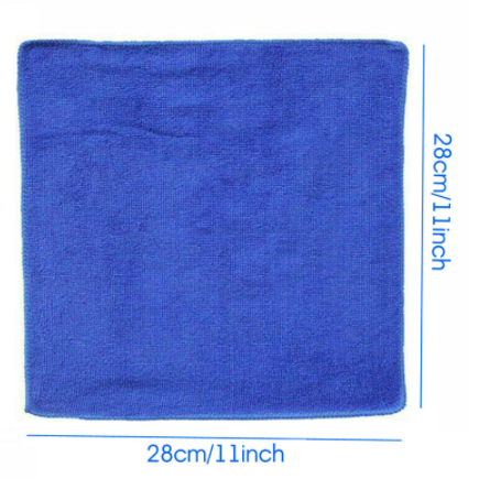 New 25 Pcs Super Large Size 30x30cm Microfiber Cleaning Auto Wash Detail Soft Cloth Scouring Cloth Car Product Glass Accessorie
