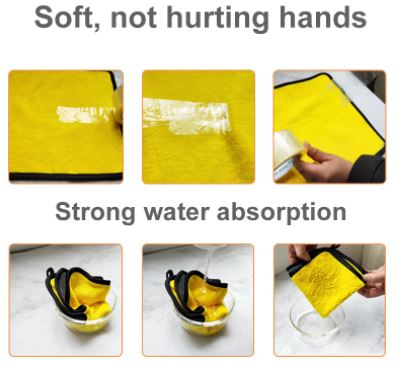 600GSM Car Detailing Car Wash Microfiber Towel Car Cleaning Drying Auto Washing Cloth