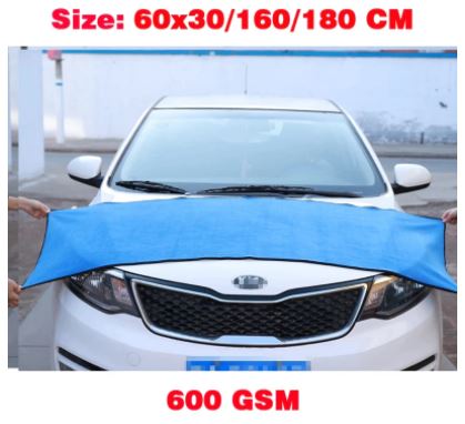 600GSM Car Detailing Car Wash Microfiber Towel Car Cleaning Drying Auto Washing Cloth