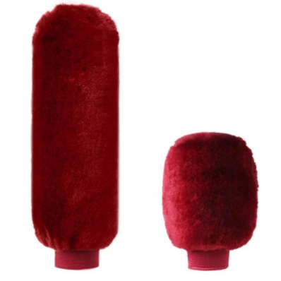 2Pcs Car Handbrake Grip Covers Gear Shift Knob Cover Handle Plush Sleeve Winter Soft Warm Hand Brake Car Accessories for Girls