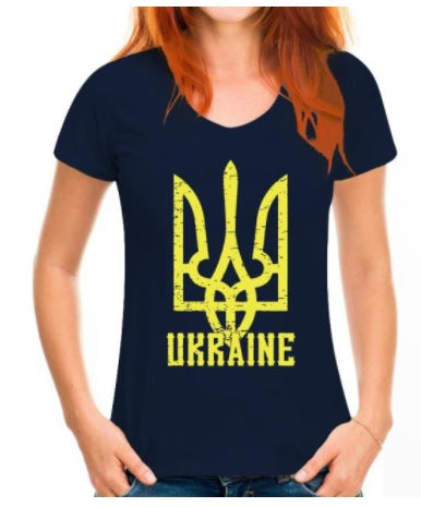 Men - Women Ukrainian Coat Of Arms Ukraine Tryzub T-Shirt