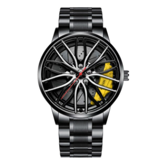 New Wheel Clock for Rim Hub Top Brand Luxury Fashion Cool Sports Car Quartz Watch