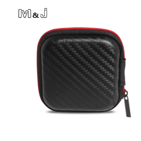 M&J High End Earphone Accessories Earphone Case Bag Headphones Portable Storage Case Bag Box Headphone Accessories Free Shipping