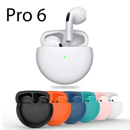 Original Pro6 TWS Touch Control Wireless Headphone Bluetooth 5.0 Earphones Sport Earbuds Music Headset For Iphone Xiaomi phones