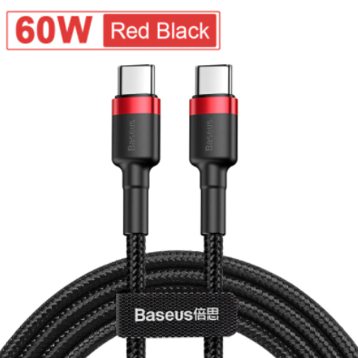 Baseus USB C to USB Type C Cable for MacBook Pro Quick Charge 4.0/3.0 100W PD Fast Charging for Samsung Xiaomi mi Charge Cable