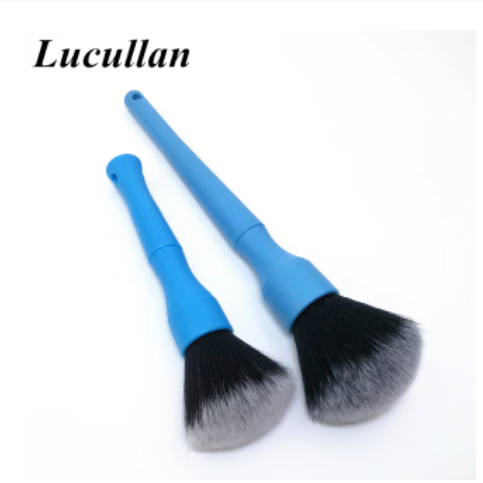 Lucullan Ultra-Soft Detailing Brush Super Dense Auto Interior Detail Brush With Synthetic Bristles Car Dashboard Duster Brush