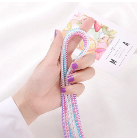 1.4M USB Charging Data Line Cable Protector Wire Cord Protection Wrap Cable Winder Organizer For iPhone For Xiaomi