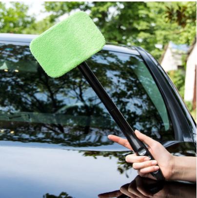 Car Window Cleaner Brush Kit Windshield Cleaning Wash Tool Inside Interior Auto Glass